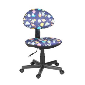 Кресло Логика  Т-59 (космос на синем) без подлокотников в Новом Уренгое - novyj-urengoj.mebel-tymen.ru | фото