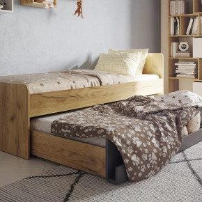 Лойс 80 Кровать со спинкой в Новом Уренгое - novyj-urengoj.mebel-tymen.ru | фото