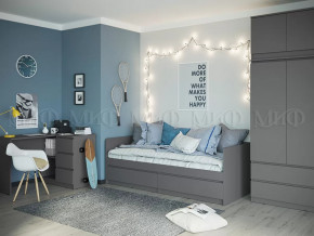 Модульная детская Челси Графит в Новом Уренгое - novyj-urengoj.mebel-tymen.ru | фото