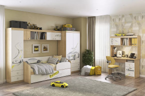 Детский гарнитур Форсаж К1 дуб сонома/белый в Новом Уренгое - novyj-urengoj.mebel-tymen.ru | фото