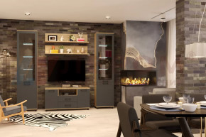 Модульная гостиная Грейс композиция-1 в Новом Уренгое - novyj-urengoj.mebel-tymen.ru | фото