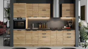 Модульная кухня «Детройт» Дуб крафт золотой/Дуб Крафт золотой в Новом Уренгое - novyj-urengoj.mebel-tymen.ru | фото