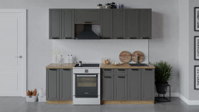 Модульная кухня «Лорас» Дуб крафт золотой/Холст вулкан в Новом Уренгое - novyj-urengoj.mebel-tymen.ru | фото