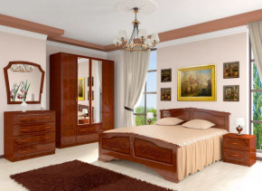 Модульная спальня Лакированный орех в Новом Уренгое - novyj-urengoj.mebel-tymen.ru | фото