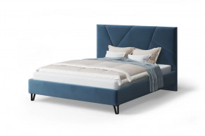 Мягкая кровать Мила, 1400*2000 мм, синий в Новом Уренгое - novyj-urengoj.mebel-tymen.ru | фото
