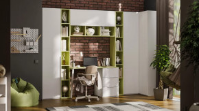 Набор детской мебели «Порто» №10 Белый жемчуг, Океан Зеленый, Белый софт в Новом Уренгое - novyj-urengoj.mebel-tymen.ru | фото