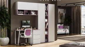 Набор детской мебели «Порто» №9 Белый жемчуг, Виола, Белый софт в Новом Уренгое - novyj-urengoj.mebel-tymen.ru | фото