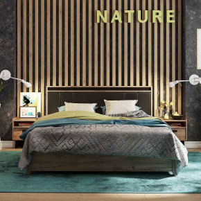 Nature 306 Кровать Люкс 1800 в Новом Уренгое - novyj-urengoj.mebel-tymen.ru | фото