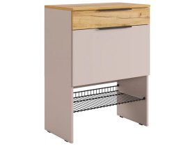 Обувница Баско кашемир/дуб крафт золотой в Новом Уренгое - novyj-urengoj.mebel-tymen.ru | фото