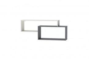 Полка Клео Пл-1, 1150 мм, графит, миндаль Диал в Новом Уренгое - novyj-urengoj.mebel-tymen.ru | фото