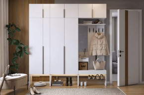 Прихожая Баско К10 белое дерево в Новом Уренгое - novyj-urengoj.mebel-tymen.ru | фото