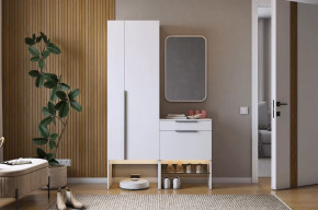 Прихожая Баско К8 белое дерево в Новом Уренгое - novyj-urengoj.mebel-tymen.ru | фото