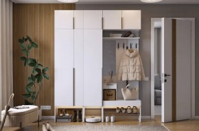 Прихожая Баско К9 белое дерево в Новом Уренгое - novyj-urengoj.mebel-tymen.ru | фото