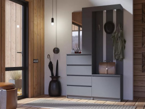 Прихожая Челси графит в Новом Уренгое - novyj-urengoj.mebel-tymen.ru | фото