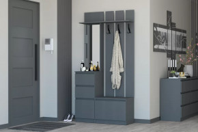 Прихожая Хилтон Графит в Новом Уренгое - novyj-urengoj.mebel-tymen.ru | фото