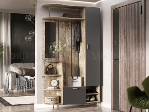 Прихожая Лика №2 1,2 м Дуб юкон, Графит в Новом Уренгое - novyj-urengoj.mebel-tymen.ru | фото