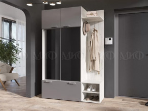 Прихожая Стелла Графит/Дуб Крафт Белый в Новом Уренгое - novyj-urengoj.mebel-tymen.ru | фото