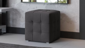 Пуф Тип 1 Велюр Графит в Новом Уренгое - novyj-urengoj.mebel-tymen.ru | фото