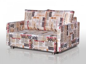 Диван Реал 120 с подлокотниками Газета в Новом Уренгое - novyj-urengoj.mebel-tymen.ru | фото