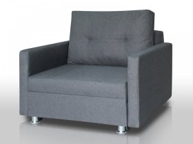 Кресло-кровать Реал 80 с подлокотниками графит в Новом Уренгое - novyj-urengoj.mebel-tymen.ru | фото