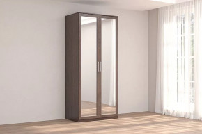 Шкаф 2-х дверный с зеркалом Кэт-4 Венге Диал в Новом Уренгое - novyj-urengoj.mebel-tymen.ru | фото