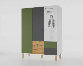 Шкаф 3-х створчатый "Story" (Пушкин) в Новом Уренгое - novyj-urengoj.mebel-tymen.ru | фото