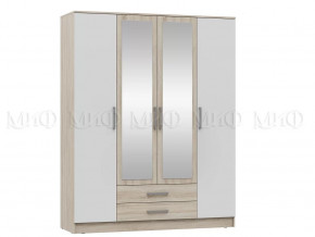 Шкаф для одежды 4-дверный Мартина ЛДСП в Новом Уренгое - novyj-urengoj.mebel-tymen.ru | фото