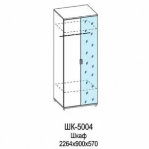 Шкаф для одежды и белья ШК-5004 Грейс в Новом Уренгое - novyj-urengoj.mebel-tymen.ru | фото