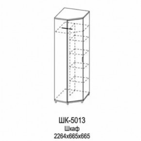 Шкаф для одежды и белья ШК-5013 Грейс в Новом Уренгое - novyj-urengoj.mebel-tymen.ru | фото