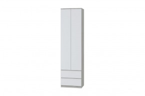 Шкаф для одежды Лори, дуб серый/белый в Новом Уренгое - novyj-urengoj.mebel-tymen.ru | фото