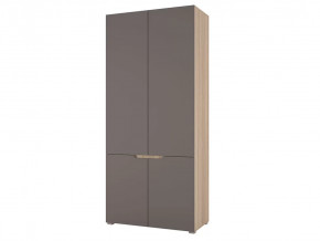 Шкаф двухстворчатый Анталия Сонома-Графит софт в Новом Уренгое - novyj-urengoj.mebel-tymen.ru | фото