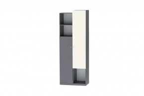 Шкаф Клео Шк-2, 800 мм, графит, миндаль Диал в Новом Уренгое - novyj-urengoj.mebel-tymen.ru | фото