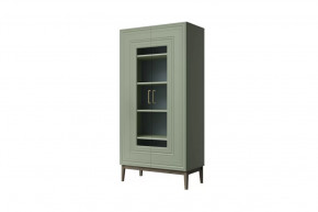 Шкаф Витрина ШР-2 Гориция Зелёный самшит в Новом Уренгое - novyj-urengoj.mebel-tymen.ru | фото