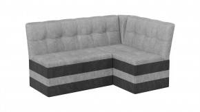 Скамья угловая «Оскар» исп. 2 Микровелюр Wellmart Silver, Graphite в Новом Уренгое - novyj-urengoj.mebel-tymen.ru | фото