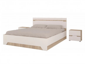 Спальный гарнитур Анталия Сонома-Белый софт в Новом Уренгое - novyj-urengoj.mebel-tymen.ru | фото