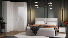 Спальный гарнитур «Глосс» №9 Белый Жемчуг, Белый глянец в Новом Уренгое - novyj-urengoj.mebel-tymen.ru | фото