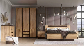 Спальня серия Бостон дуб вотан в Новом Уренгое - novyj-urengoj.mebel-tymen.ru | фото