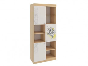 Стеллаж Форсаж дуб сонома/белый в Новом Уренгое - novyj-urengoj.mebel-tymen.ru | фото