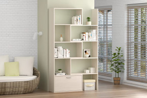 Стеллаж раздвижной, 718/1300 мм бодега белая Диал в Новом Уренгое - novyj-urengoj.mebel-tymen.ru | фото