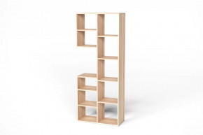 Стеллаж Элемент-2 дуб сонома Герда в Новом Уренгое - novyj-urengoj.mebel-tymen.ru | фото