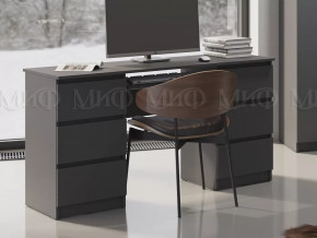 Стол 6 ящиков Челси Графит в Новом Уренгое - novyj-urengoj.mebel-tymen.ru | фото