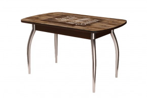 Стол Бостон, капучино/венге/хром триумф в Новом Уренгое - novyj-urengoj.mebel-tymen.ru | фото