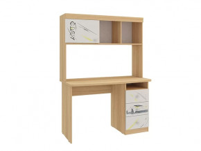 Стол Форсаж дуб сонома/белый в Новом Уренгое - novyj-urengoj.mebel-tymen.ru | фото