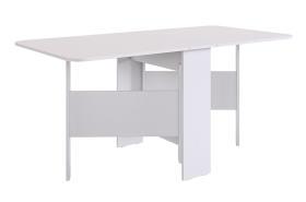 Стол-книжка раскладной Мечта 2 (белое дерево/белое дерево) в Новом Уренгое - novyj-urengoj.mebel-tymen.ru | фото