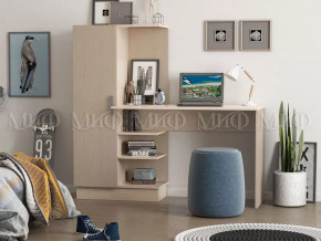 Стол компьютерный №1 Дуб беленый в Новом Уренгое - novyj-urengoj.mebel-tymen.ru | фото