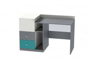 Стол письменный Клео Ст-1, 1300 мм, графит, миндаль, океан Диал в Новом Уренгое - novyj-urengoj.mebel-tymen.ru | фото