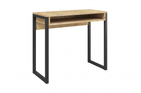 Стол письменный Леонардо, дуб бунратти/черный в Новом Уренгое - novyj-urengoj.mebel-tymen.ru | фото