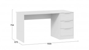 Стол письменный «Марли» Тип 2 Белый в Новом Уренгое - novyj-urengoj.mebel-tymen.ru | фото