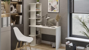 Стол письменный тип 4 Дуб крафт белый в Новом Уренгое - novyj-urengoj.mebel-tymen.ru | фото