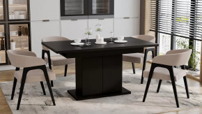 Стол раздвижной «Детройт» Тип 1 Черный в Новом Уренгое - novyj-urengoj.mebel-tymen.ru | фото